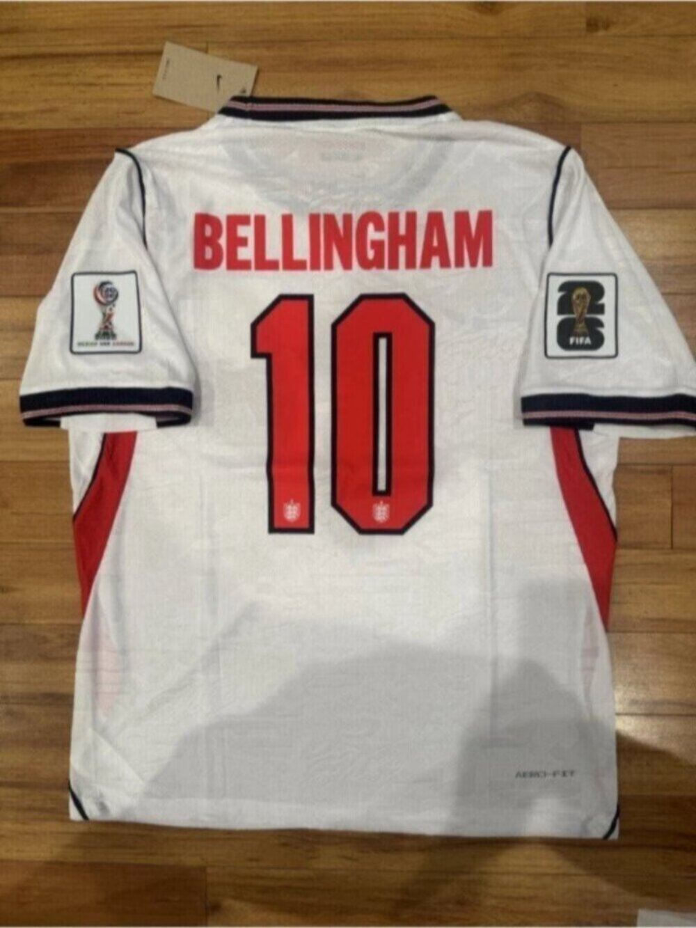 Jude Bellingham White 2026 World Cup Soccer Jersey - Picture 2 of 4